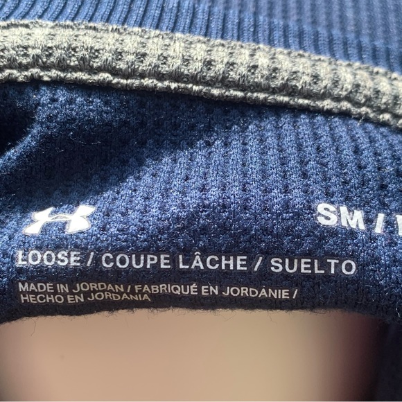 Men's UA Waffle Henley | Size Small | Navy Blue NEW!! - Picture 10 of 15